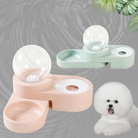 bubble pet dog bowl cat water fountain 1 8l automatic pet feeder for dog cat pet drinking dispenser 2 in 1 pet food water feeder