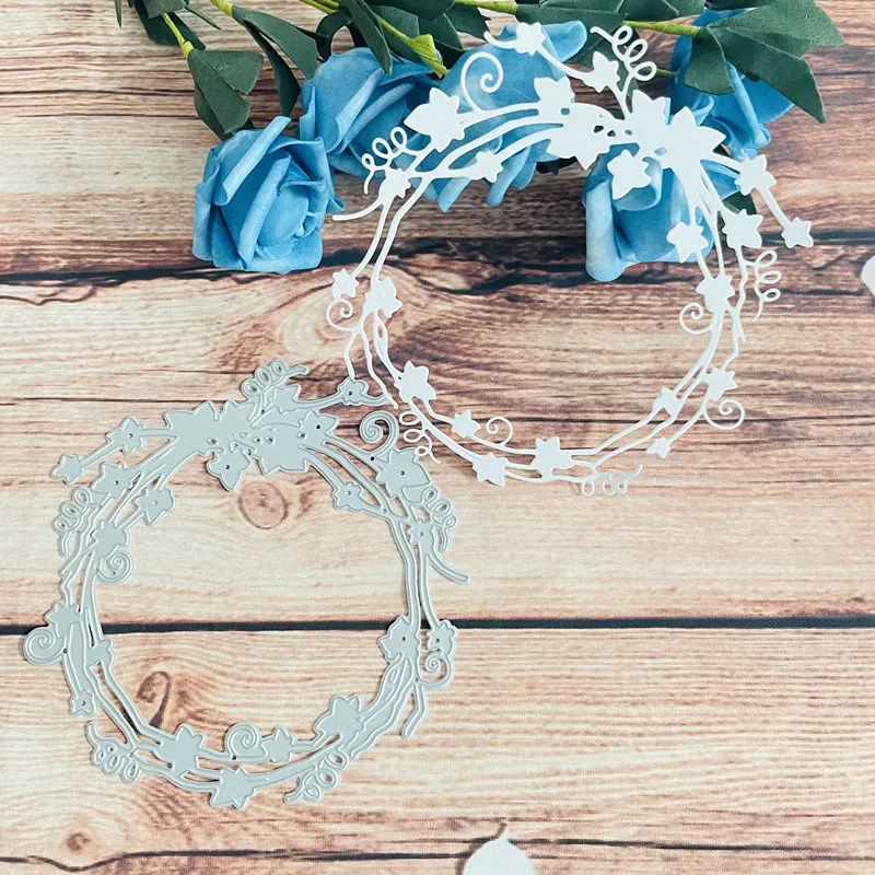 

Кружевные листья, цветок, венок, украшение, штамп для резки металла, «сделай сам», скрапбукинг, бумажные открытки, тиснение, ремесло, высечка ручной работы