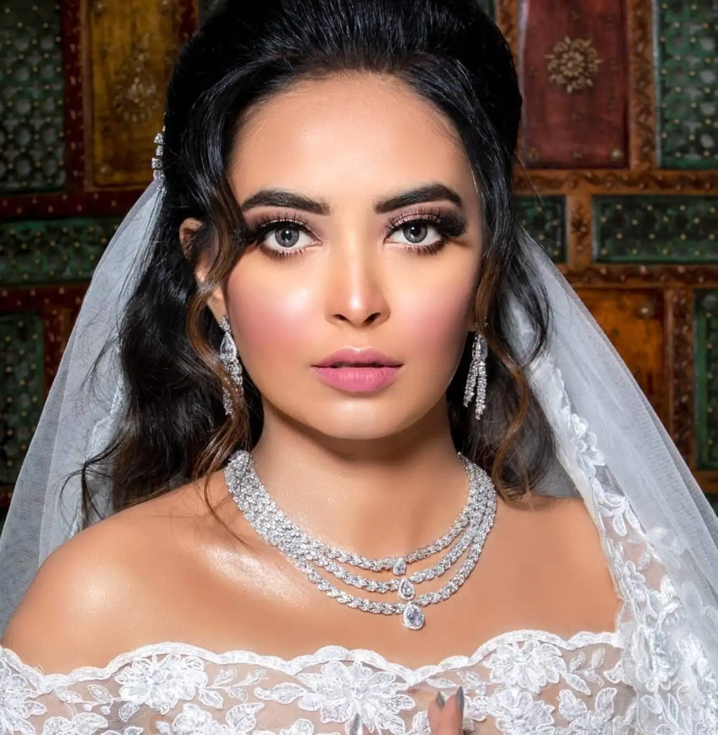 JaneKelly роскошный Искрящийся Блестящий кубический циркон серьги ожерелье тяжелый