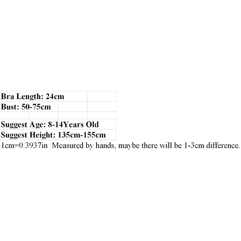 

Young Girls Solid Soft Cotton Bra Puberty Teenage Breathable Underwear Sports underwear F12 20 dropship