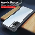 Чехол-накладка для Xiaomi Redmi Note 10 Pro 9a 8T 9T Redme 7 8 9 9c NFC Max, прозрачный, акриловый, противоударный