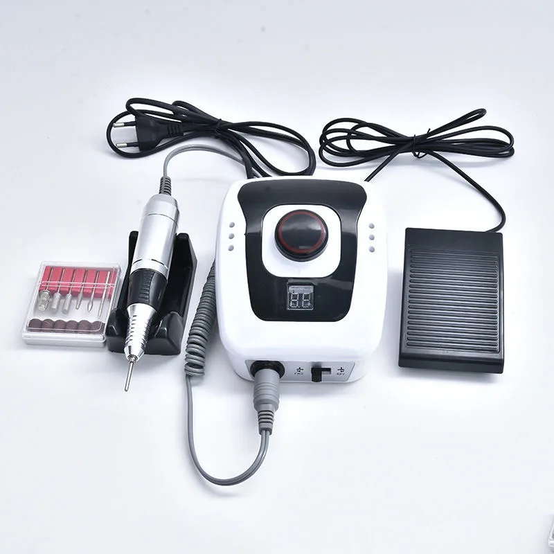 

Высокоскоростная электрическая полировальная машинка для ногтей, 220 В, 35 Вт, 35000 об/мин, машинка для полировки и полировки ногтей, машинка для маникюра