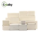 Электронная коробка сделай сам, водонепроницаемая распределительная коробка из АБС-пластика, электрическая Прозрачная крышка корпуса, водонепроницаемый распределительный чехол, 1 шт.