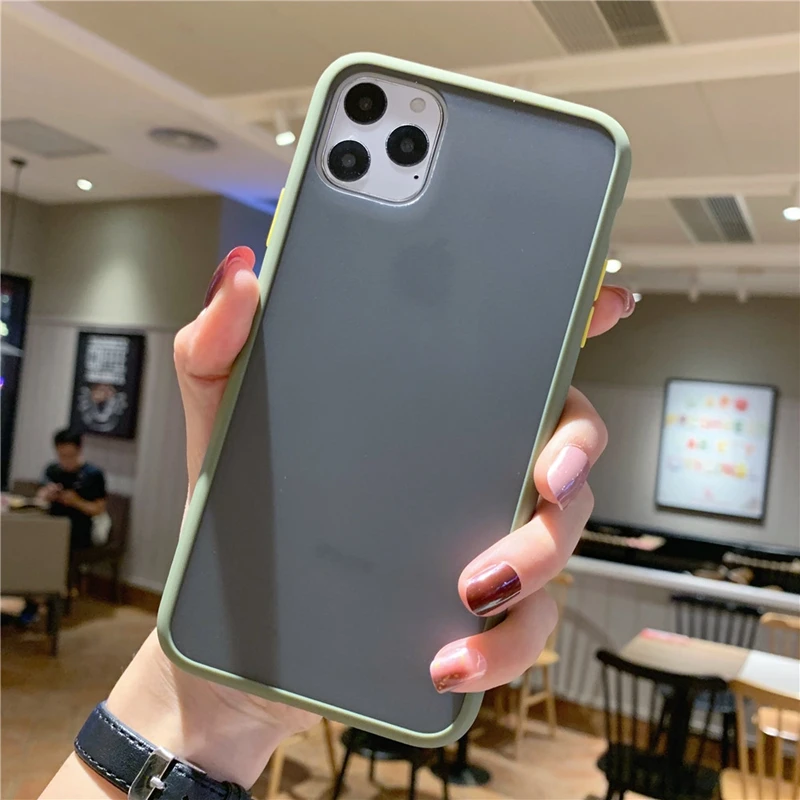 Чехол для iPhone X 11 Pro XR XS MAX 10 7 8 6s 6 Plus двойной цветной противоударный Гибридный