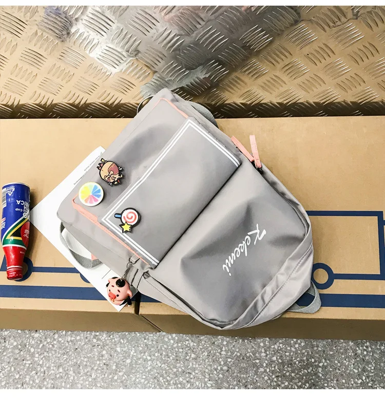 2019 водонепроницаемый нейлоновый рюкзак дорожная конфетная женская школьная