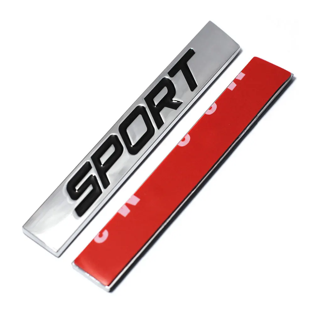 DSYCAR Sport Logo Square Bar Zinc Alloy Car Styling Emblem Badge Auto Refitting 3D Sticker Decal for VW Jetta Bora Lavida Honda |