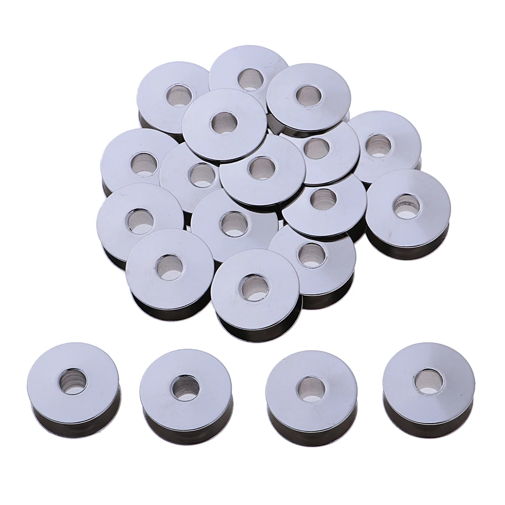 Упаковка из 20 металлических промышленных катушки для швейных машин певец
