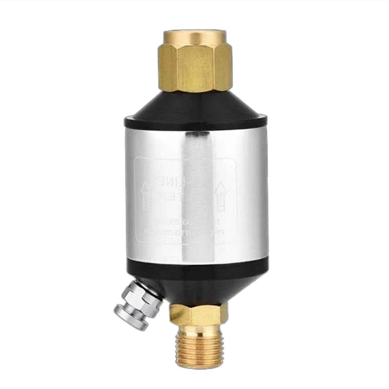 

Oil Water Separator G1/4 Inlet Outlet Air Compressor Filter for Paint Sprayer