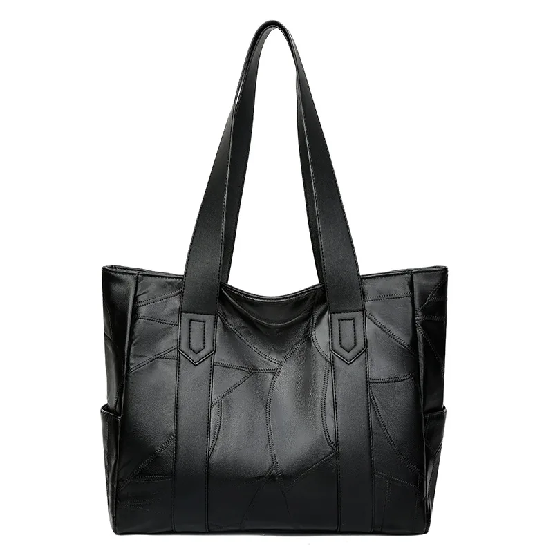 

Женская сумка из овечьей кожи, Наплечная Сумка, Большая вместительная сумка-мессенджер, 2020