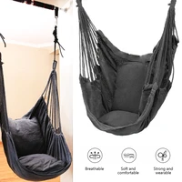sleeping hammock camping hammock portable chair outdoor furniture hanging rope swing chair for garden thickened hammock outdoo