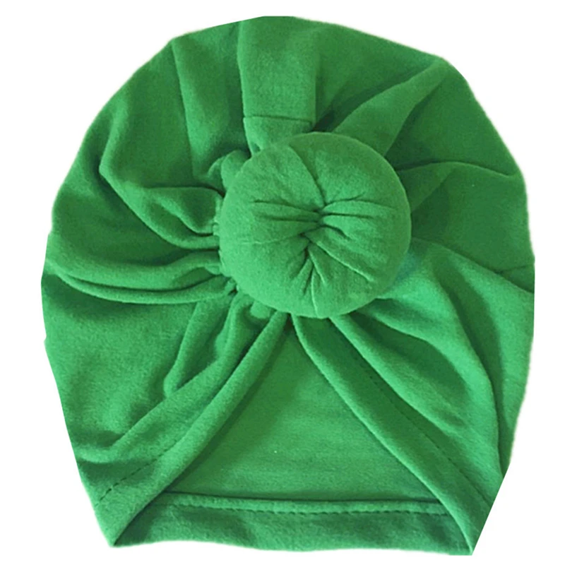 

New Baby Turban Hat With Bow Children Hats Cotton Newborn Beanie Top Knot Caps Kids Photo Props Baby Shower Gift Infant Supplies