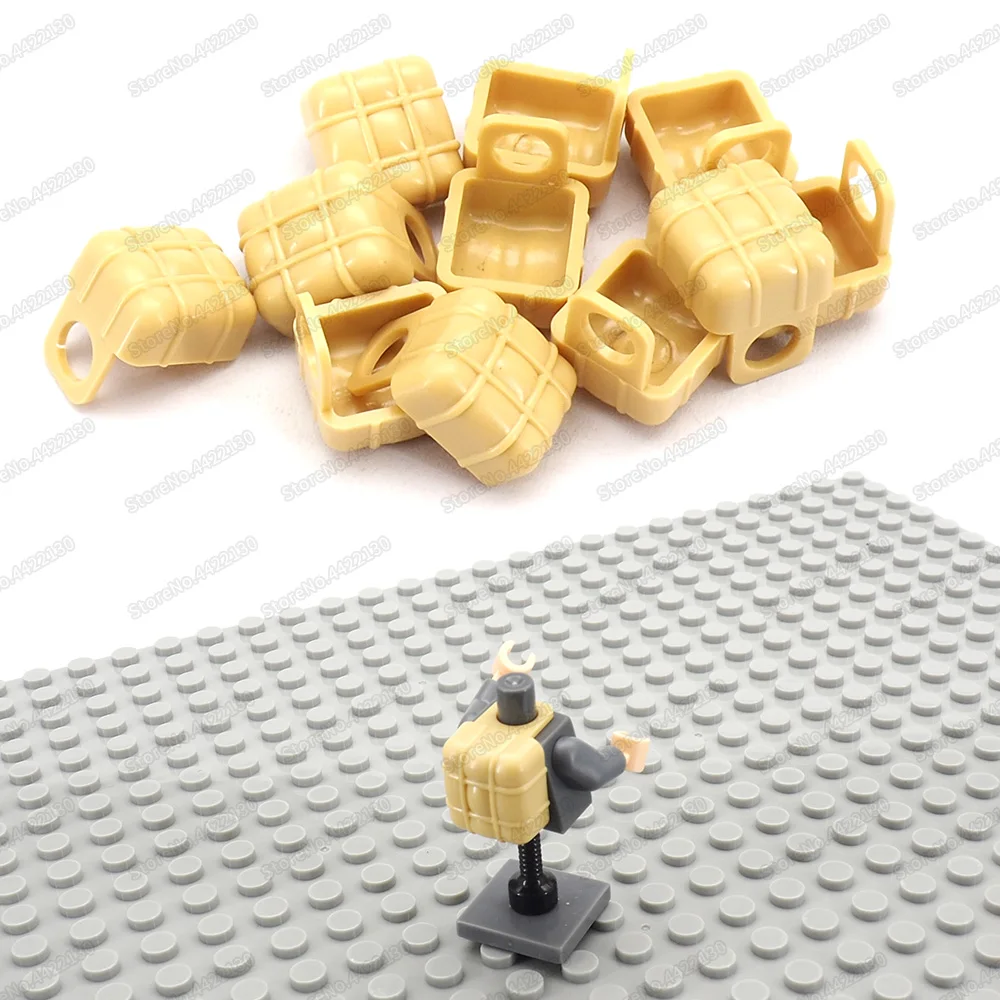 Военные фигурки поставка логистика рюкзак строительный блок Moc WW2 набор для