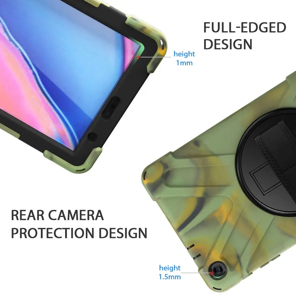 IBuyiWin тяжелый наружный противоударный чехол для Samsung Galaxy Tab A 8,0 SM-P200 SM-P205 8," планшет Funda Capa чехол с ремешком