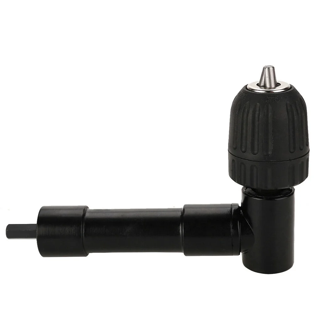 

90 Degree Bend Extension Accessories Keyless Power Drill Chuck Adapter Tool Attachment Professional Right Angle Compact Cordless