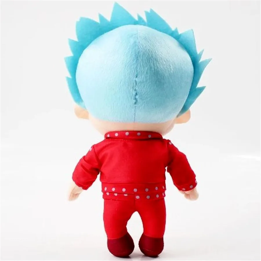 

New 20cm Cartoon The Seven Deadly Sins Plush Toy Meliodas Ban Hawk Pig Dragon's Wrath Fox's Greed Soft Stuffed Animal Doll