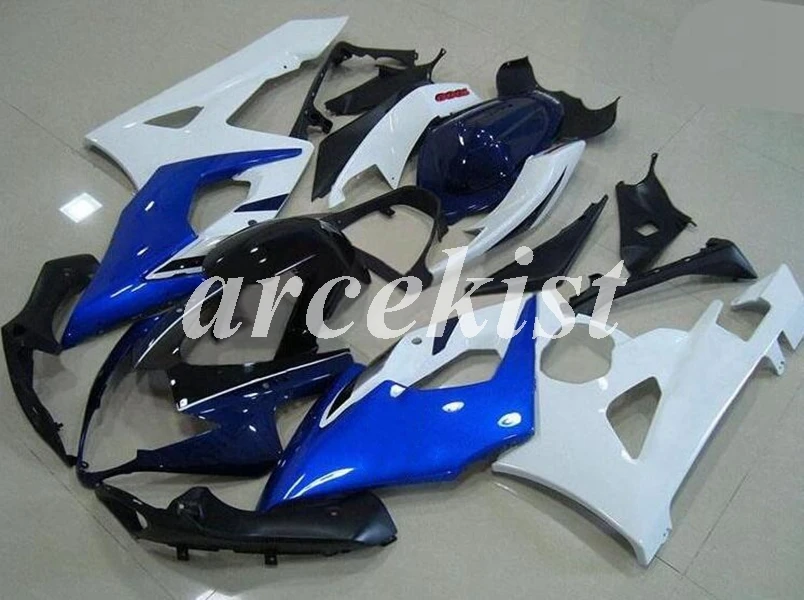 

Новый набор обтекателей для мотоциклов ABS под давлением подходит для SUZUKI GSX-R1000 K5 2005 2006 05 06 GSXR1000 синий белый глянцевый