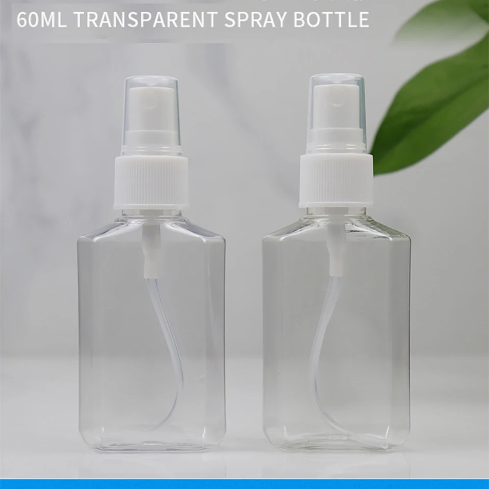 

20 шт., многоразовые бутылки для распылителя, 60 мл