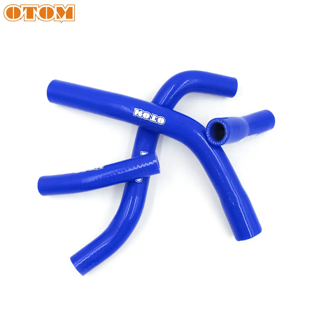 OTOM Motocross Radiator Hoses-RGM010 Blue Silica Gel Tube Rubber Pipe For YAMAHA YZ450F 14-17 Off-Road Motorcycle Dirt Bike Part |