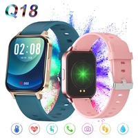 2021 new smartwatch q18 men 1 7 inch full touch fitness tracker digital wristwatches clock women smart watch relogio for xiaomi