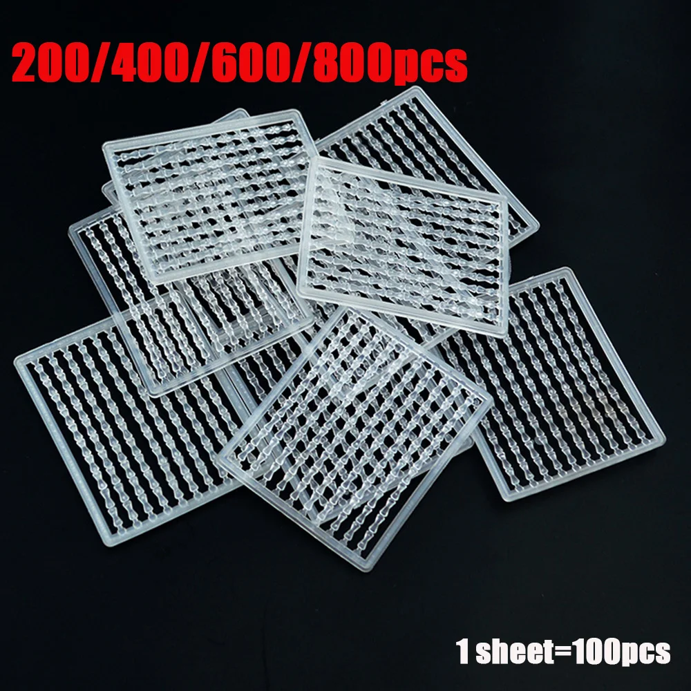 1 комплект 200/400/600/800 шт. цветные рыболовные чехлы из термопластичной резины для