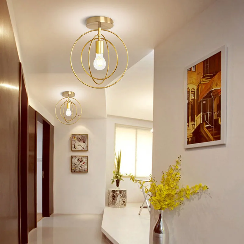 

Креативный светильник в скандинавском стиле для спальни, металлический Сферический модный детский светильник, простой светильник для кори...