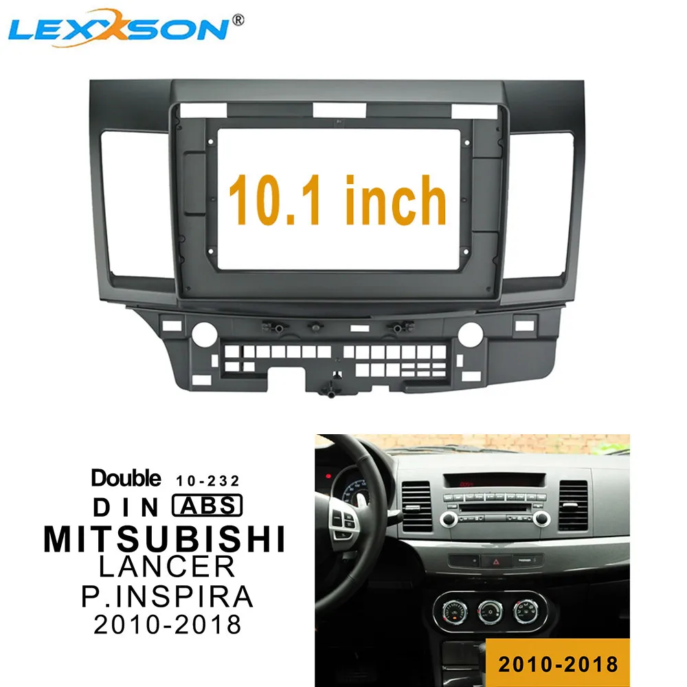 10 1 дюймовая Автомобильная панель для MITSUBISHI LANCER P.INSPIRA 2010 2018 рамка установки