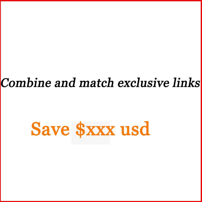 Combine and match exclusive links |