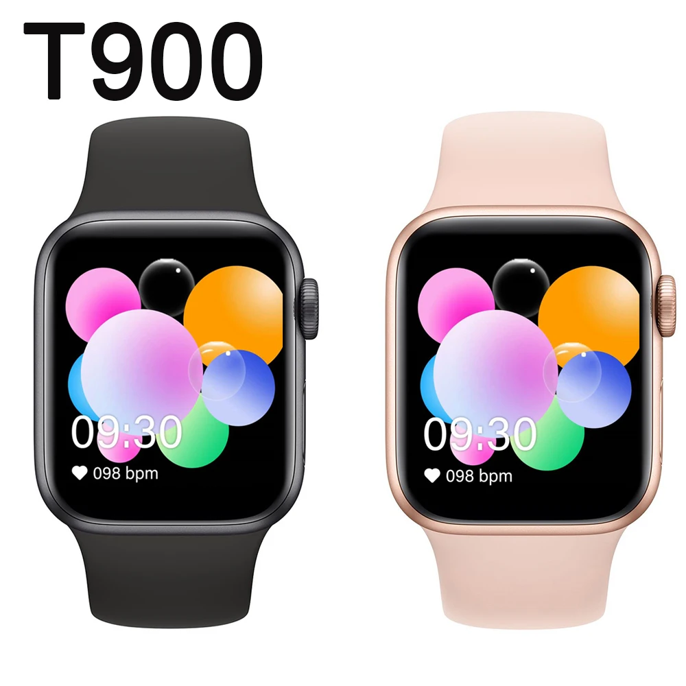 

Original T900 Bluetooth Call 44mm Smart Watch DIY Screen Wristband Smart Bracelet for Android IOS PK IWO 10 13 12 T500 W26 46 20