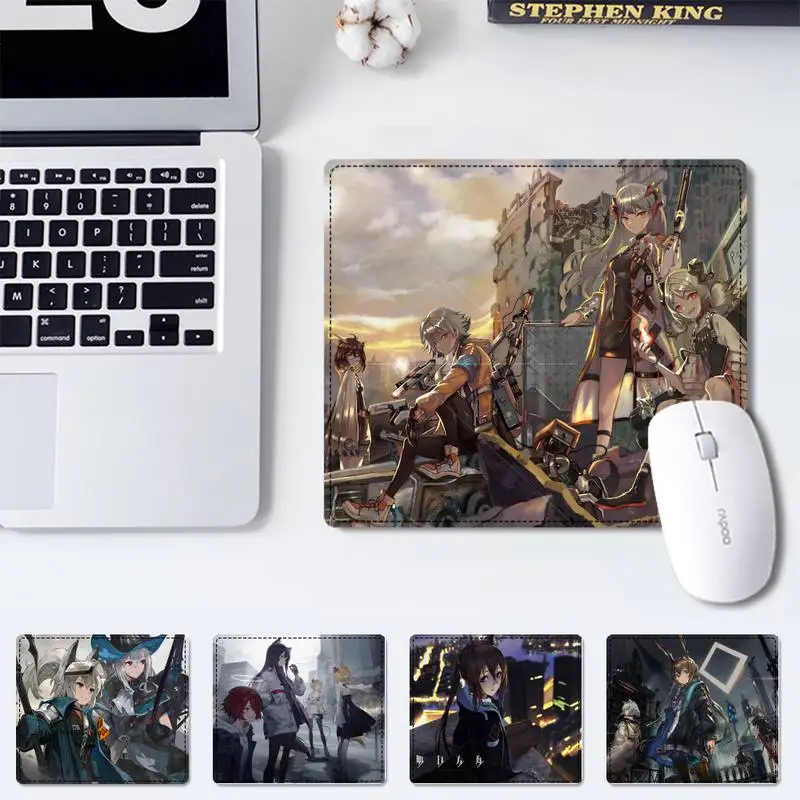 

18X22cm Arknights Mouse Pad Keyboard Mat Desk Durable Desktop Mousepad Rubber Gaming Small Mouse Pad Office Mouse Mat