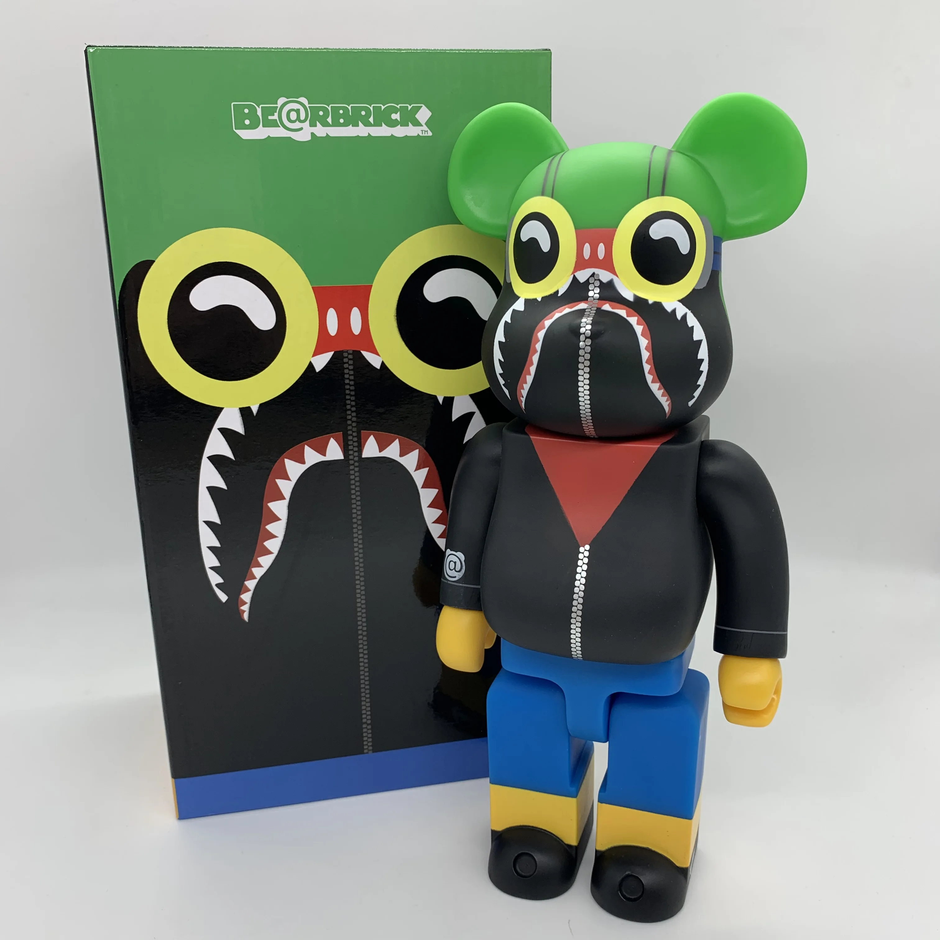 

Bearbrick 400 X BAPEA Joint Qualification Trendy Toys Bearbrick28cm Collect toys
