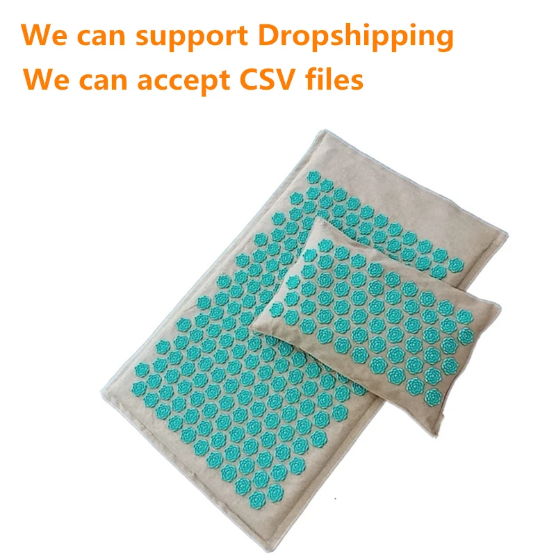 MO TULIP Lotus Massage Pad Massager Pillow Acupressure Relieve Body Back Pain Spike Mat Cushions Yoga Mats Dropshipping |