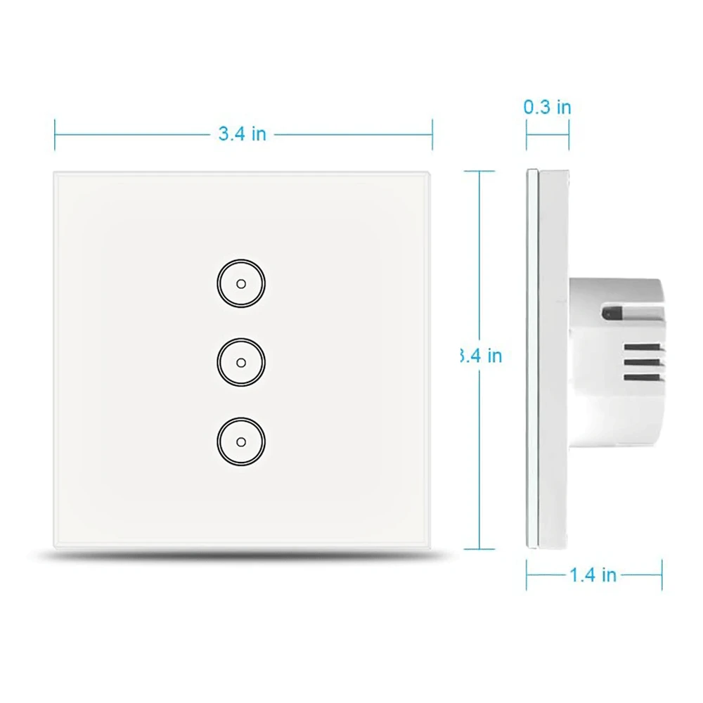 Tuya smart Zigbee переключатель умный сенсорный светильник Переключатель ЕС Alexa Google