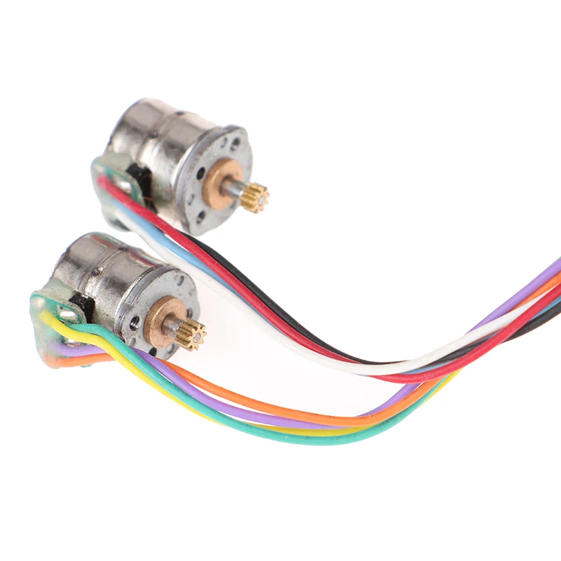 

2 Set 8mm 4 Wire 2 Phase Miniature Stepper Motor Micro Stepping Motor