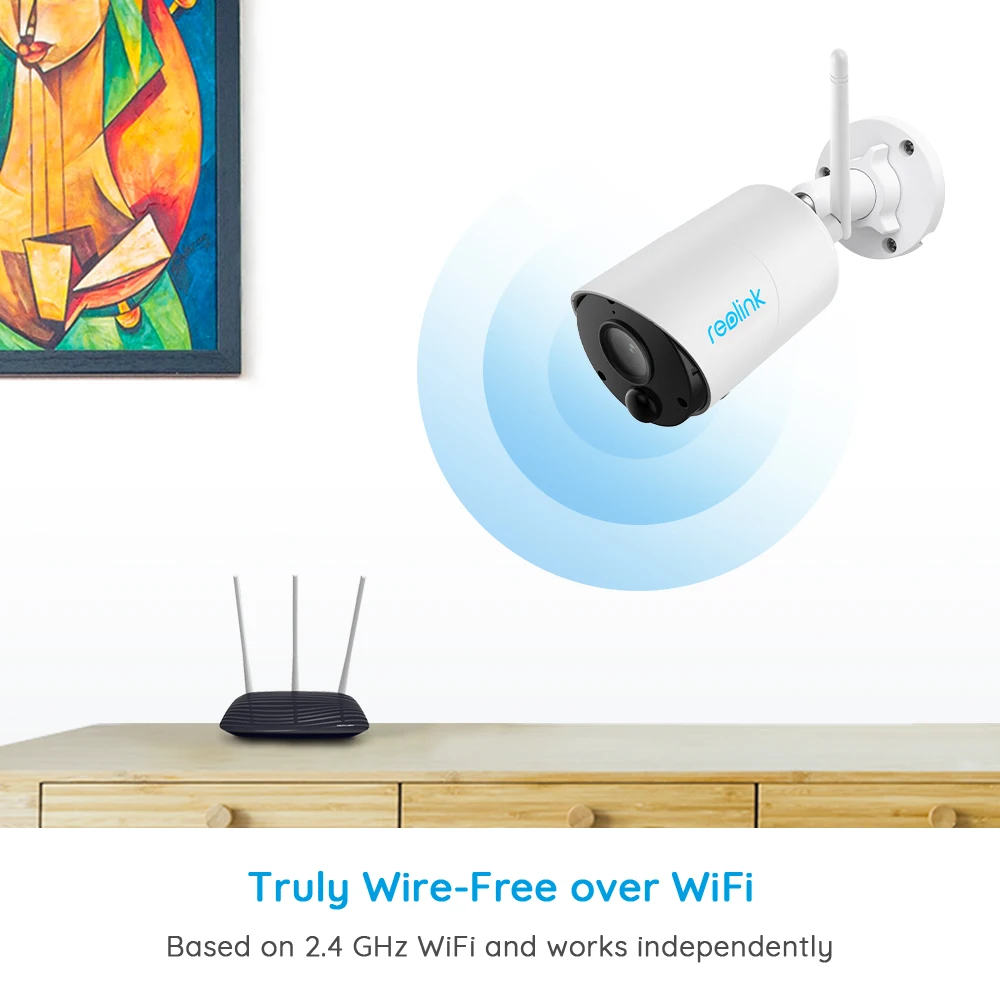 Reolink Argus Eco IP камера наружная беспроводная безопасности Full HD 1080p перезаряжаемая