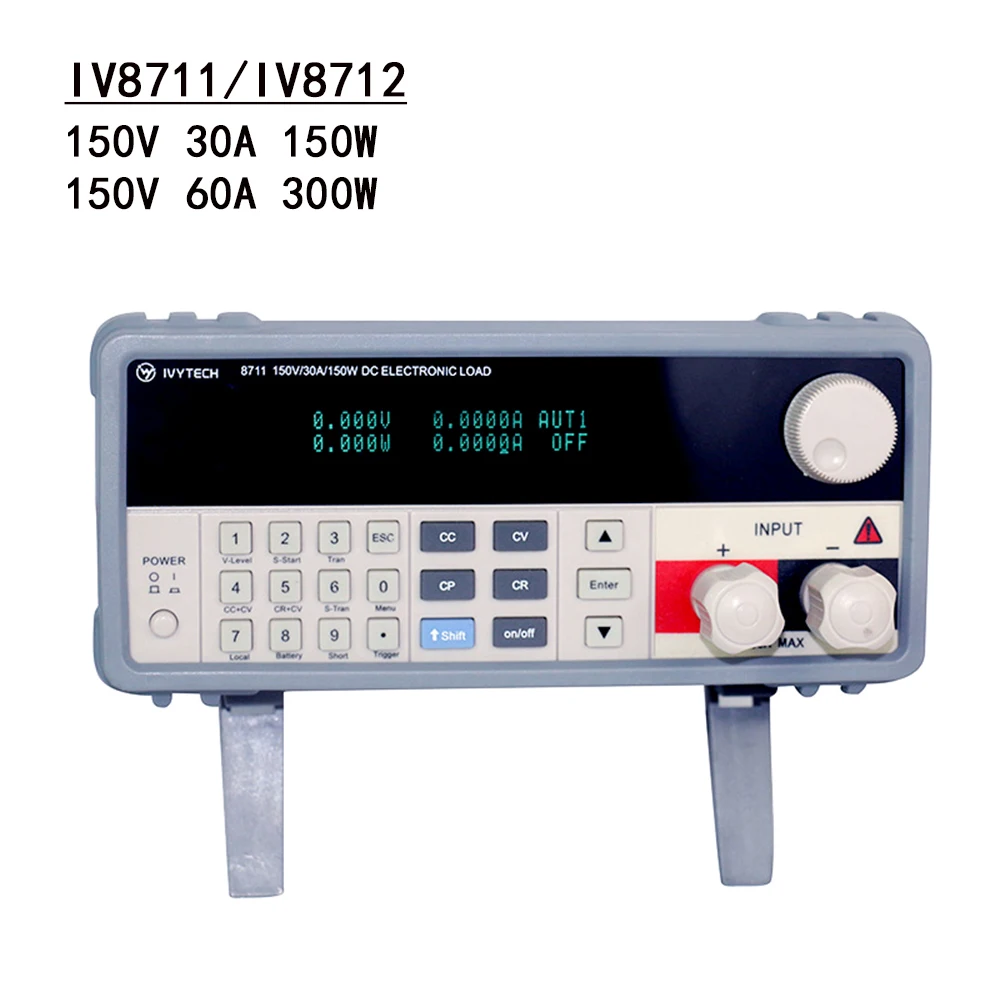 

IV8711 IV8712 Electronic Load Professional 150V 30A 150W Digital Battery Capacity Tester Discharge Capacity Tester 150V 60A 300W