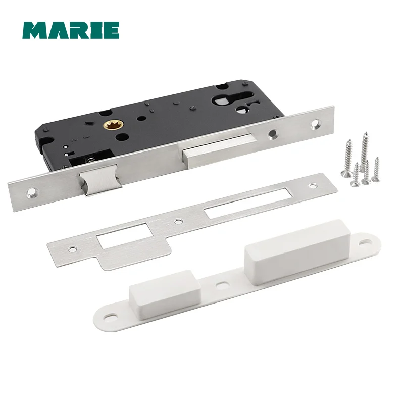 ML004 узкий замок врезные замки бесшумный дверной из нержавеющей стали #304 сплава