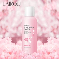 laikou cherry blossoms face tonic deep moisturizing oil control shrink pores makeup water whitening skin care japan sakura toner