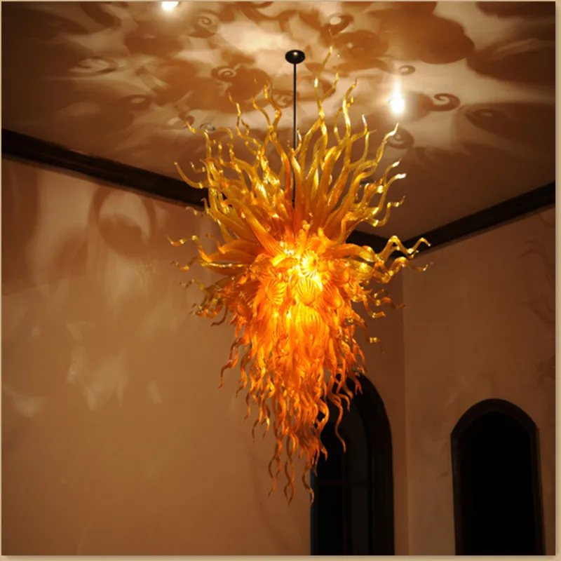 Люстра из дутого стекла верхнее потолочное украшение для столовой скандинавские