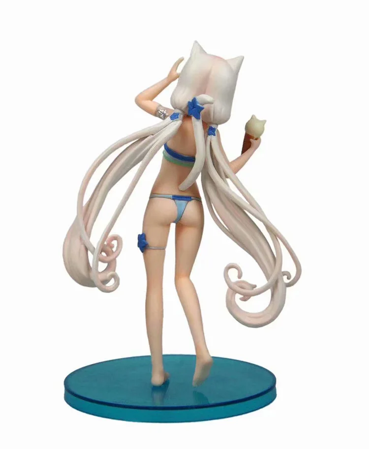 WITH RETAIL BOX Родная сексуальная фигурка аниме Nekopara Chocola& Vanilla 1/7 Масштаб ПВХ фигурка Аниме Сексуальная девушка фигурки аниме фигурка модель игрушки - Цвет: WITH RETAIL BOX