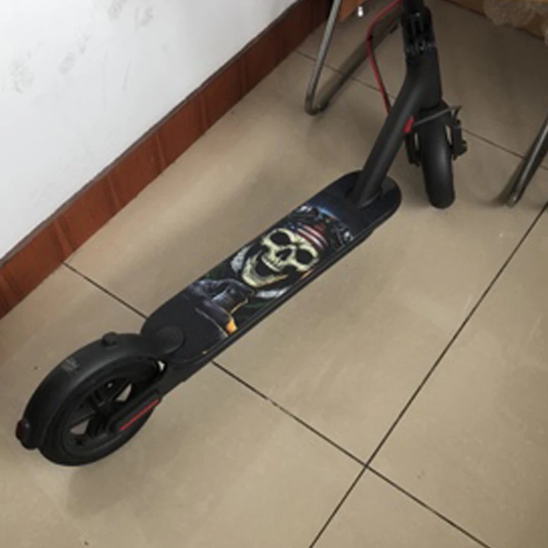 Для XIAOMI Mijia M365 электрический скутер педаль подножка Griptape лента с наклейками Пастер Нескользящая мультяшная наждачная бумага для скейтборда