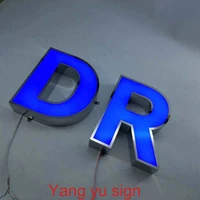 Custom 3d Mobile led light box sign display billboard for phone repair shop