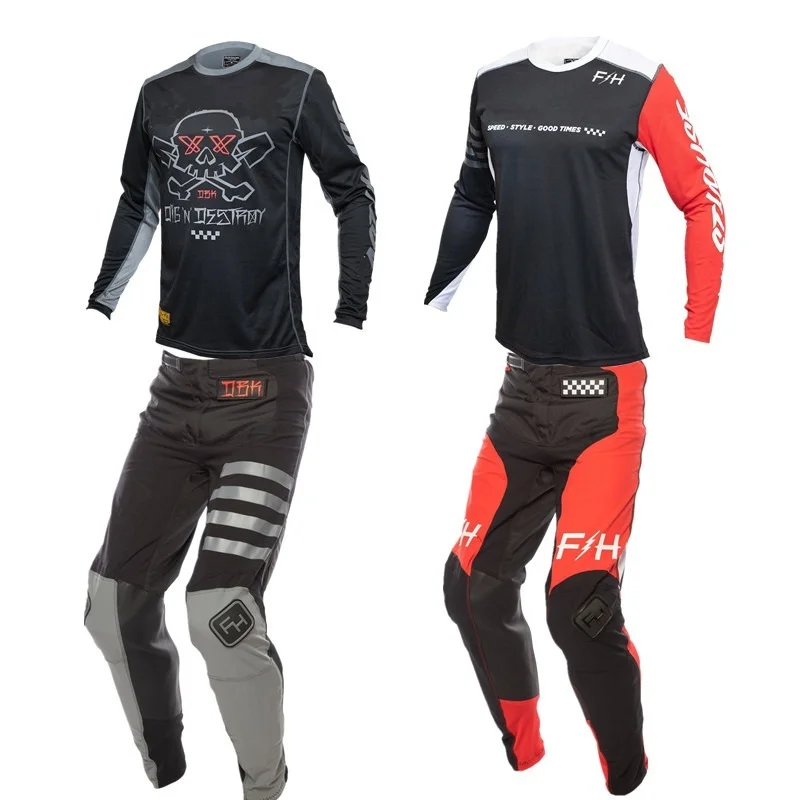 

2021 NEW MX Pants And Jersey Motocross Jersey Set Moto Racing Suit Motorcycle Dirt Bike Off Road Gear Set