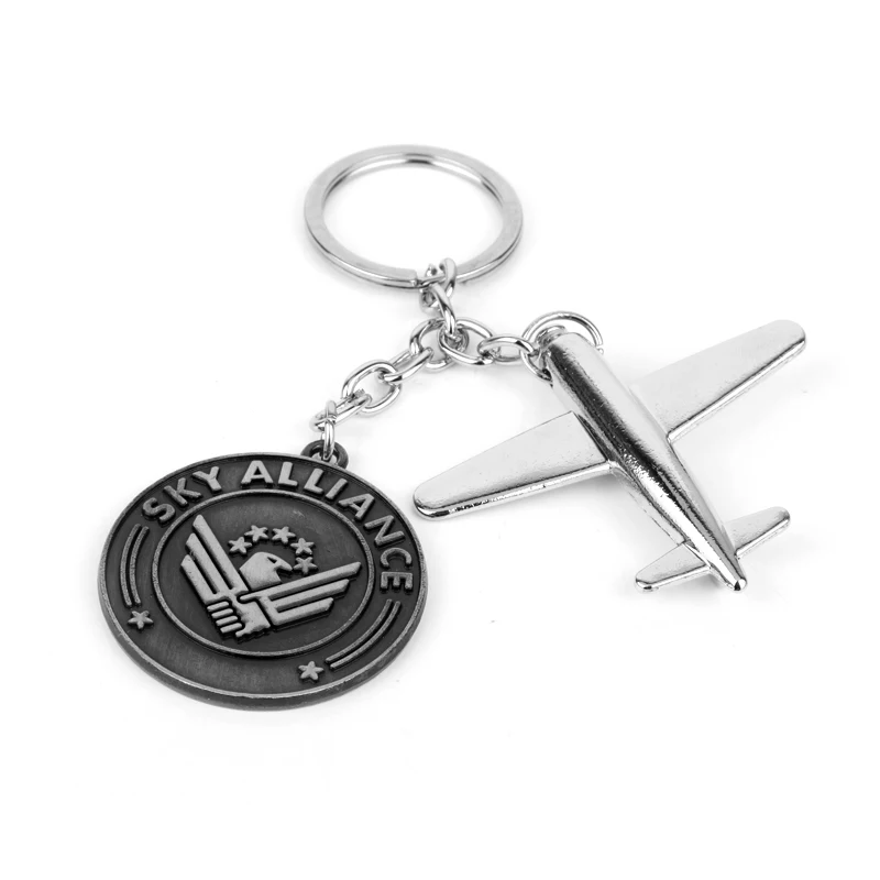 Новое поступление модель авиакомпании США брелок для ключей модели Боинга