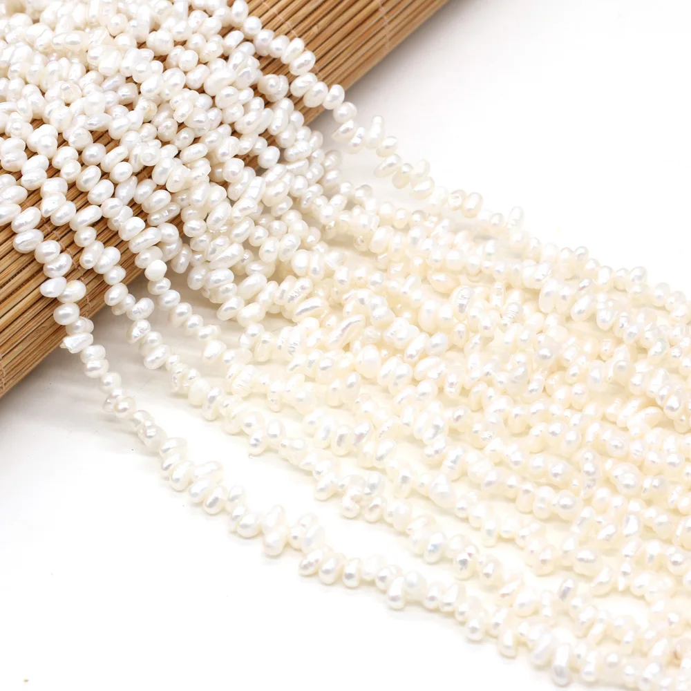 

Natural Freshwater Pearl Beads Notoginseng Hole Isolation Loose Beads for Jewelry Making DIY Necklace Bracelet Accessories