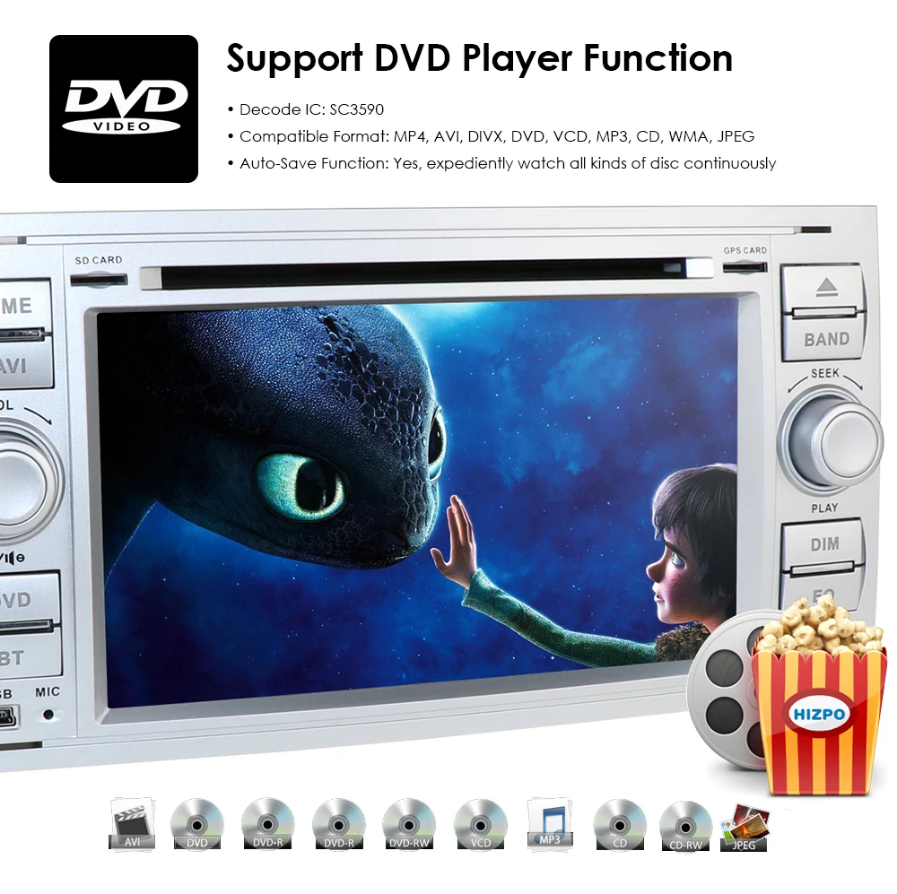 Чистый Android 9,0 Черный Серебряный автомобильный DVD gps Navi плеер стерео радио аудио 4G для Ford Focus 2 Mondeo S C Max Fiesta Galaxy камера