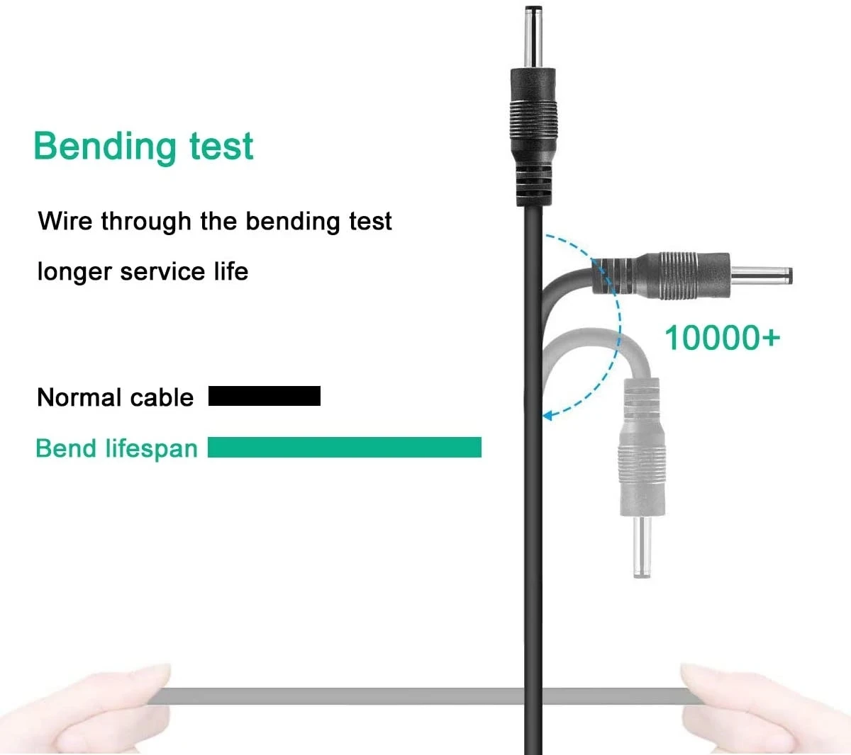 Удлинительный кабель USB длина 100 см черный 5 в постоянного тока 5*2 1 мм