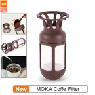 Новый термос Xiaomi KissKissFish MOKA, фильтр для кофе, кружка для путешествий, умная Вакуумная бутылка для кофе, Accssories фильтр для кофе, чая