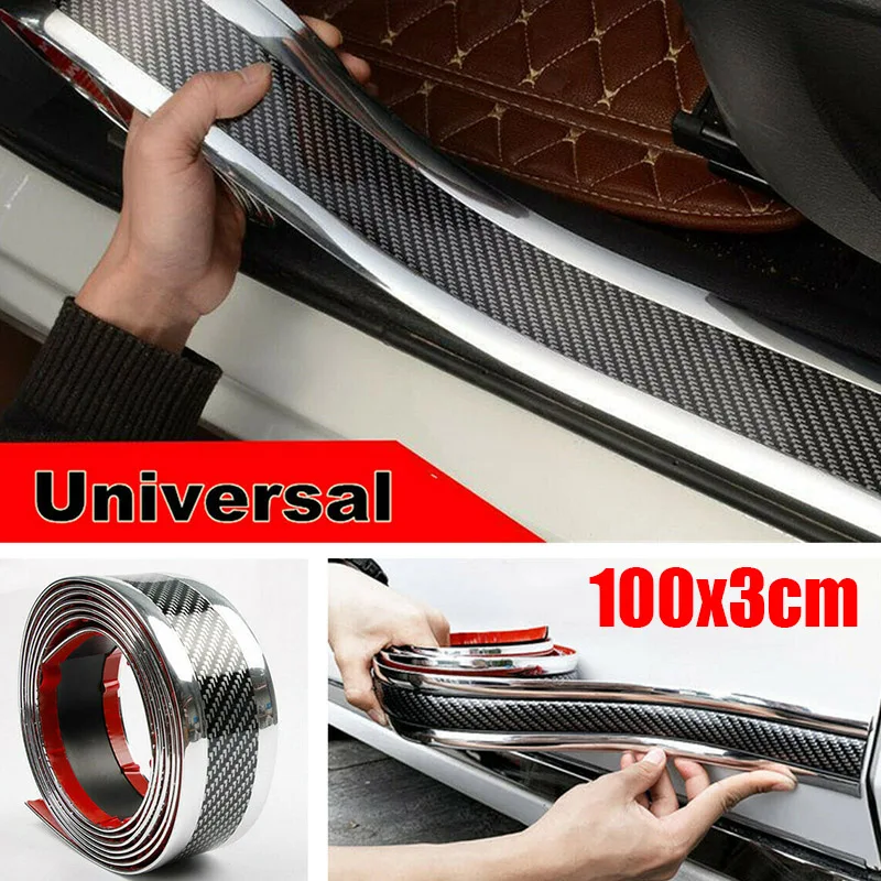 

Spare Anti-Collision Strip Pro Edge SUV Side 3cmx1m Carbon Fiber silver