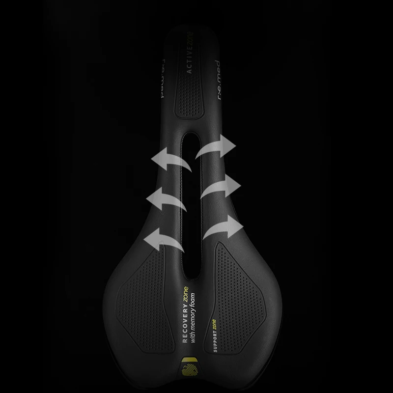 SELLE ROYAL велосипедное седло MTB Спортивное полое дышащее губчатое седло с эффектом памяти амортизирующее велосипедное седло унисекс черное
