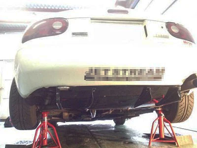 Для Mazda MX5 NA Roadster углеродное волокно JS стиль задний бампер под диффузор с